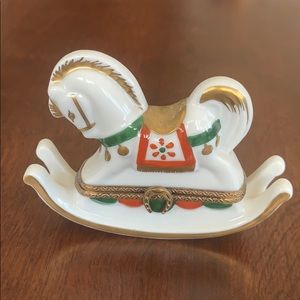 *** SOLD***Rocking Horse Limoges Box